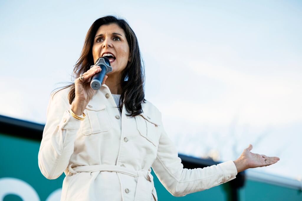 Nikki Haley: 'Republicans have lost the popular vote in seven of the last eight presidential elections. That has to change.' Photograph: Taylor Glascock/New York Times