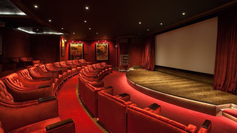 The cinema at the five-star Ashford Castle