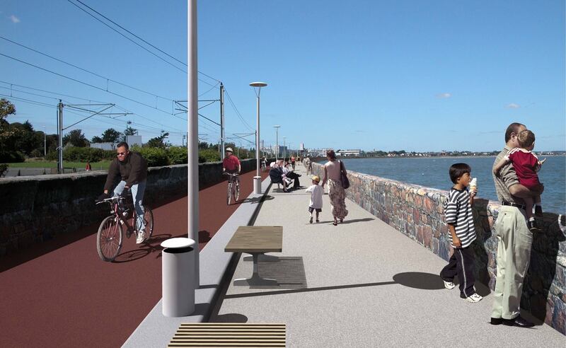 Sandycove to Sutton walk and cycleway project as imagined