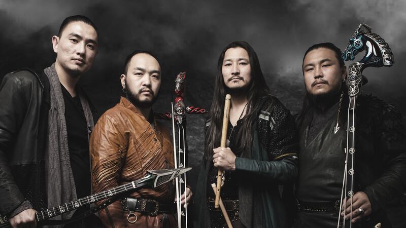 The Hu: We call our style The Hunnu Rock. Photograph: Tim Troncke