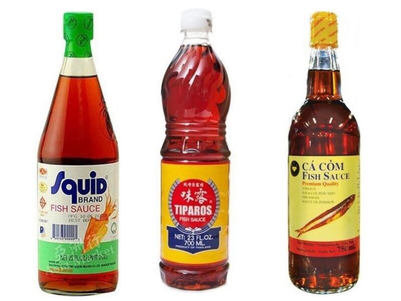 Squid brand, Tiparos and Ca Com are good fish sauce brands to try