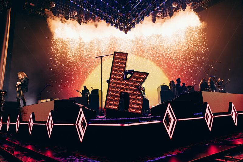 The Killers. Photograph: Chris Phelps