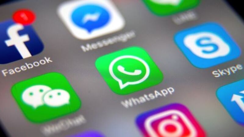 Accessing WhatsApp is now the most popular use of apps among smartphone users in Ireland. Photograph: Ritchie B. Tongo/EPA