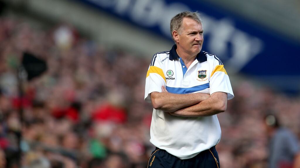 Eamon O’Shea: his Tipperary team were involved in some classic games with Kilkenny. Photograph : Ryan Byrne/Inpho
