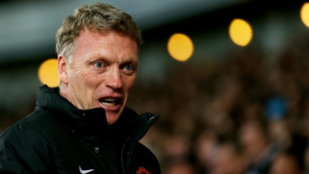David Moyes: The pressure on the Manchester United manager is mounting with each defeat he endures. Photo: Paul Gilham/Getty Images