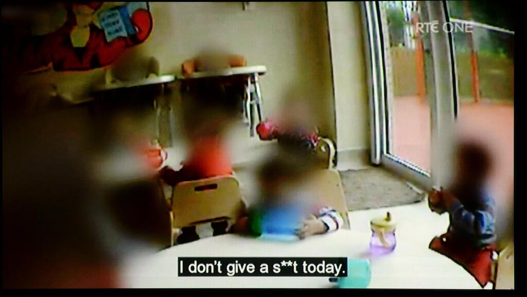A screen grab from the RTÉ Investigations Unit programme Breach of Trust