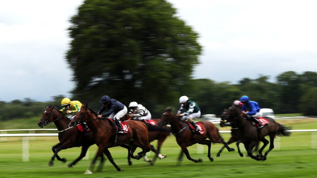 Friday’s card at Gowran has been called off due to a waterlogged track. Photograph: Brian Lawless/PA Wire
