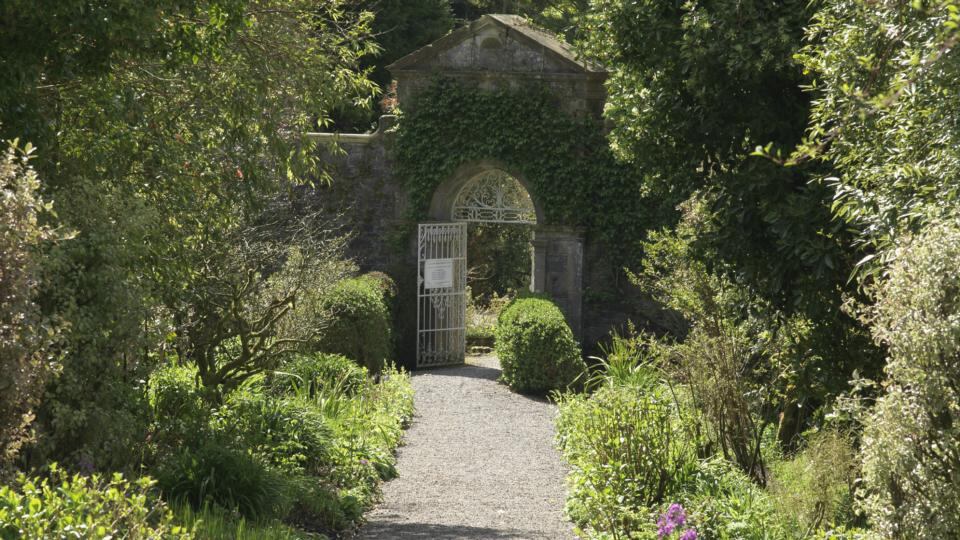 Double herbaceous border in the walled garden of Garinish Island in Co Cork. Photographs: Richard Johnston