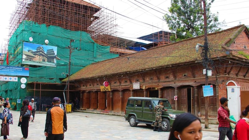 Damaged by the April 2015 earthquake, Chinese experts are reconstructing swathes of historic Kathmandu