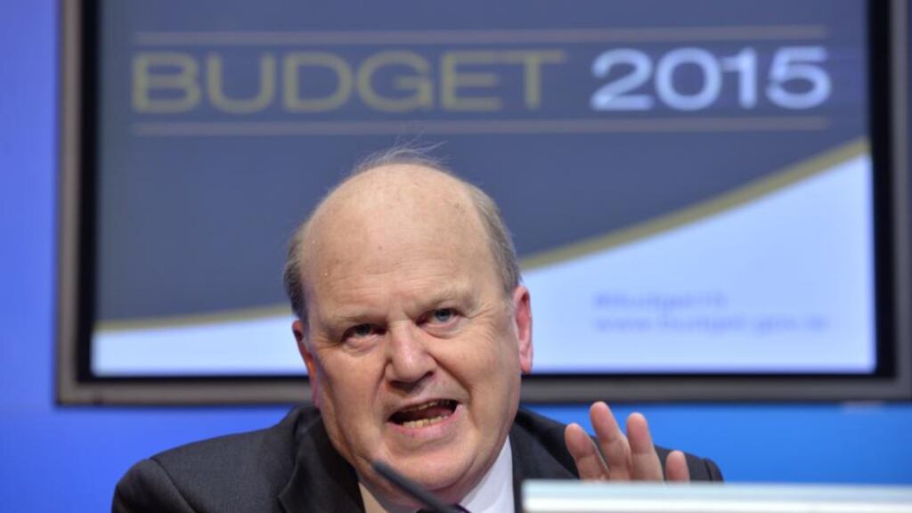 Taxes are ahead of the target for 2015 announced by Minister for Finance Michael Noonan and the Department of Finance at the time of the budget. Photograph: Alan Betson / The Irish Times