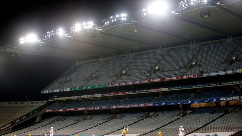 An empty Croke Park during the 2020 All-Ireland championships. File photograph: Inpho