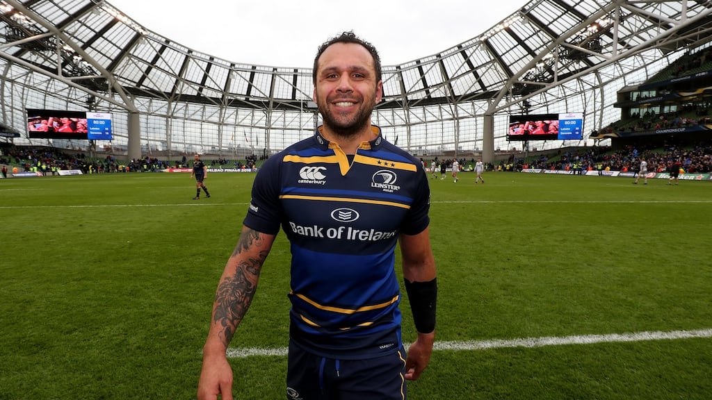 Leinster’s Isa Nacewa will retire at the end of the season. Photograph: Dan Sheridan/Inpho