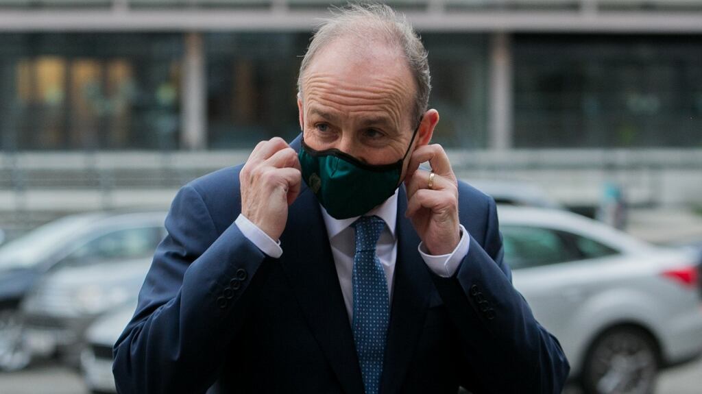 Taoiseach Micheál Martin: ‘We have got to explore how we can continue to support sectors that are undoubted suffering as a result of the pandemic.’ Photograph: Gareth Chaney/Collins