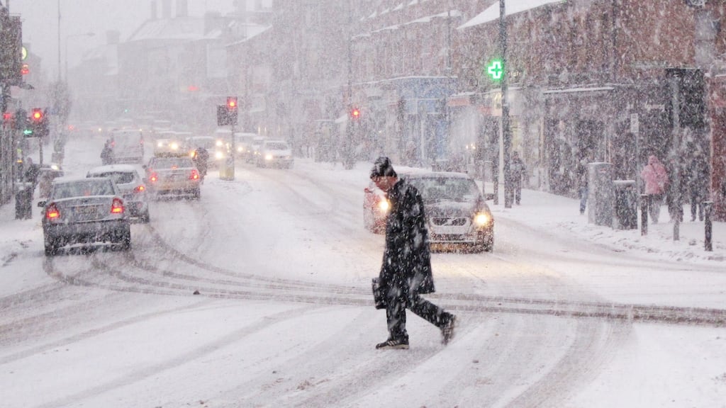 Ryanair said staff would be given the opportunity to make up hours lost to the snow. Photograph: Bryan O’Brien / The Irish Times