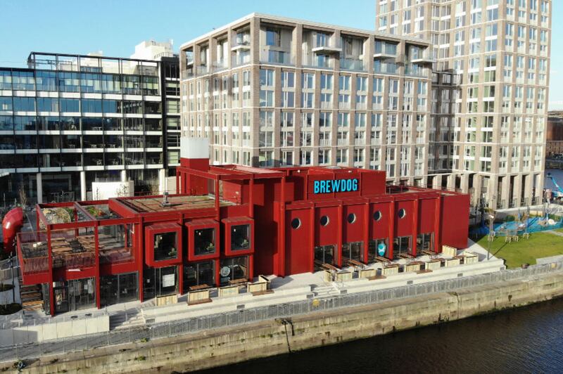 BrewDog: its Outpost Dublin, at Grand Canal Dock, is the brewer’s 100th bar