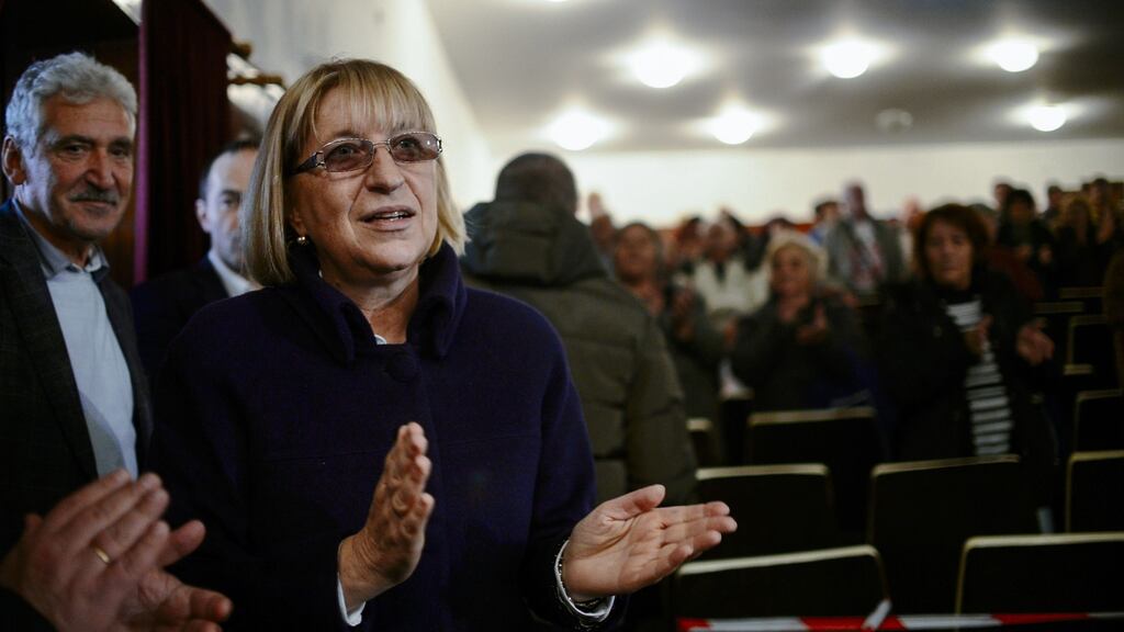 Gerb party candidate Tsetska Tsacheva is in favour of rapprochement with Russia. Photograph: Novnikolay Doychinov/AFP/Getty