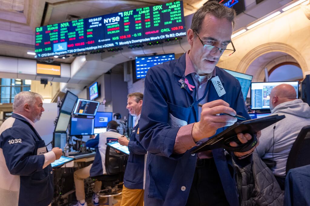 US investors await a fourth-quarter GDP report on Thursday which could offer clues on the timing of the Federal Reserve’s first interest rate cut. Photograph: Getty Images