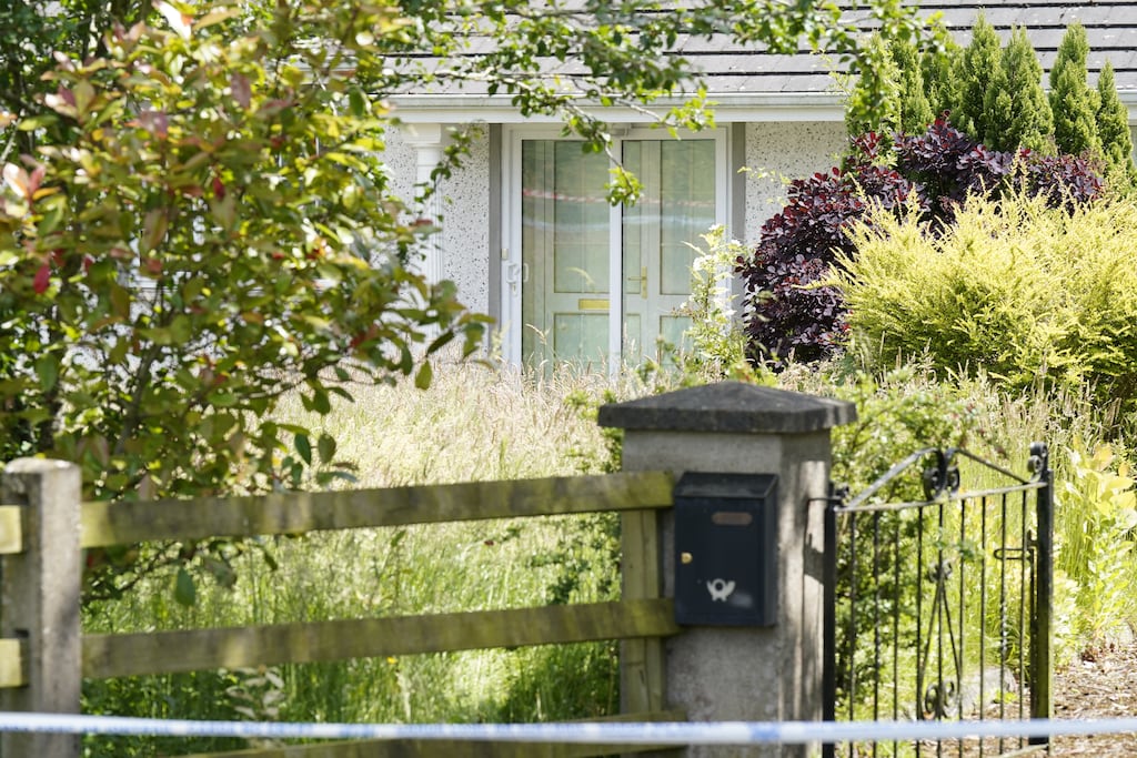 The house in Cloneen near the Tipperary-Kilkenny border where the bodies of two people were found on Monday afternoon. Photograph: Niall Carson/PA Wire