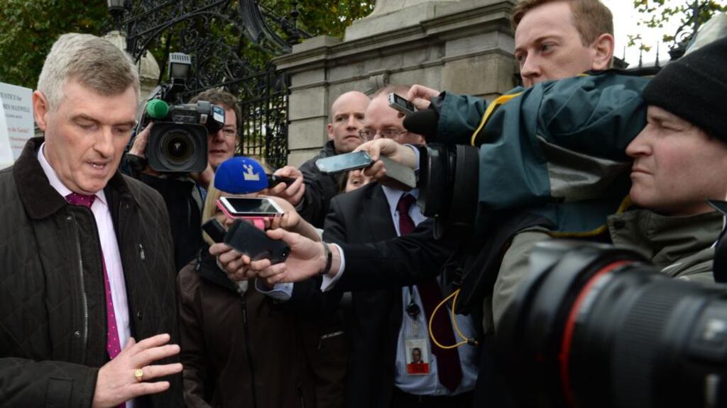 Managing director of Irish Water John Tierney: his reluctance to address concerns about the water metering and charging system means he has made himself an easy scapegoat. Photograph: Dara Mac Donaill/The Irish Times