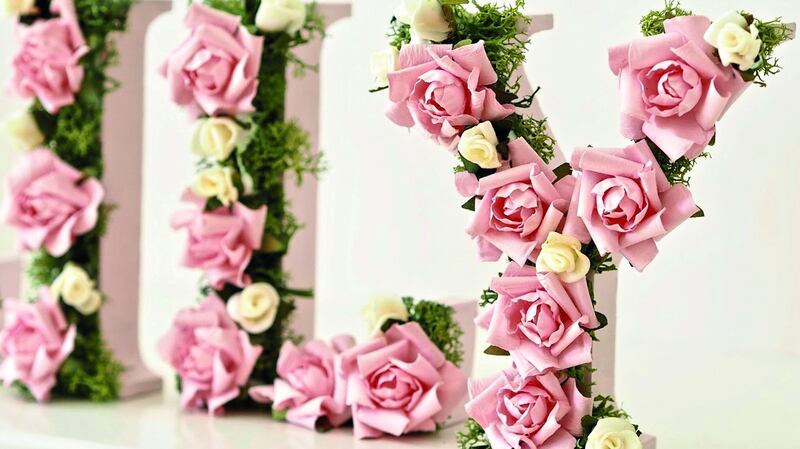 Flower letters after