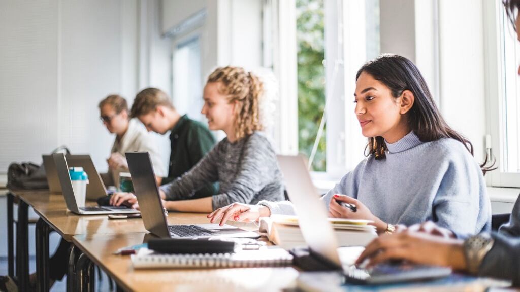 Last year Ibec trained 5,000 managers in critical skills and knowledge, while more than 300 graduates gained diplomas and certificates with its strategic partner Technological University Dublin. Photograph: Getty Images
