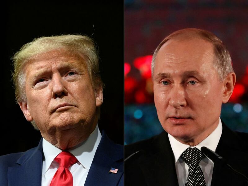 US president Donald Trump will meet his Russian counterpart Vladimir Putin in Alaska on August 15th. Photograph: Getty Images