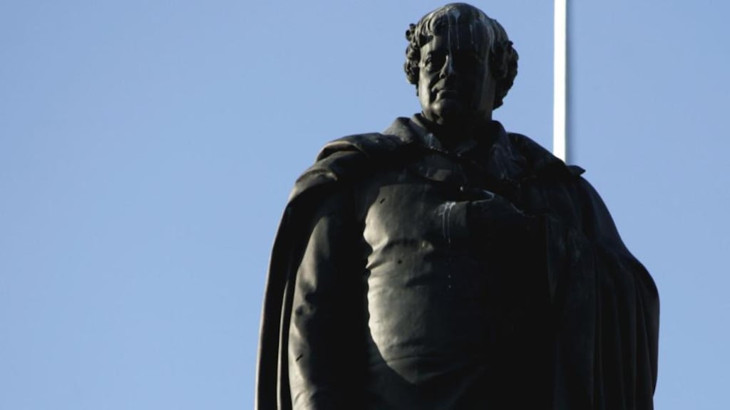 The Daniel O’Connell statue on O’Connell Street, Dublin. File photograph: Aidan Crawley