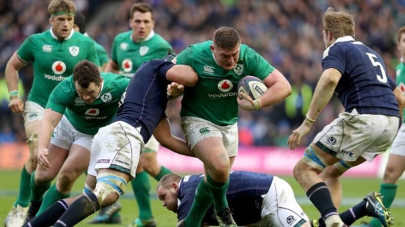 Ireland meet familiar foes Scotland in their opening World Cup fixture. Photograph: Dan Sheridan/Inpho