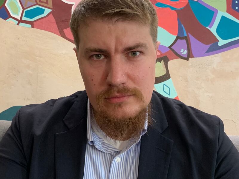 Andrey Liscovich. The 37-year-old tech executive from Silicon Valley was born and raised in Zaporizhzhia, southeastern Ukraine and is helping his country's war effort.