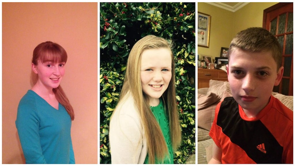 Sonia Redmond, Sarah McConnell and Daniel Stewart