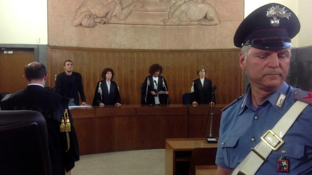 Former Italian premier Silvio Berlusconi has been sentenced to seven years in prison for paying an underage teen for sex during his “bunga bunga”parties near Milan in 2010. Photograph:  Dan Kitwood/Getty Images