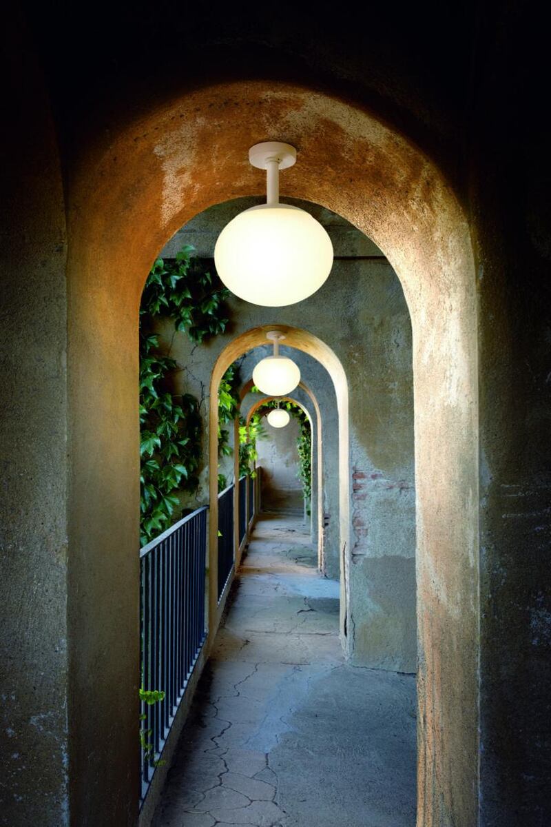 If your garden or exterior features arches then Eclipse, a range of spherical outdoor lights by Spanish lighting firm Bover, might be just the thing