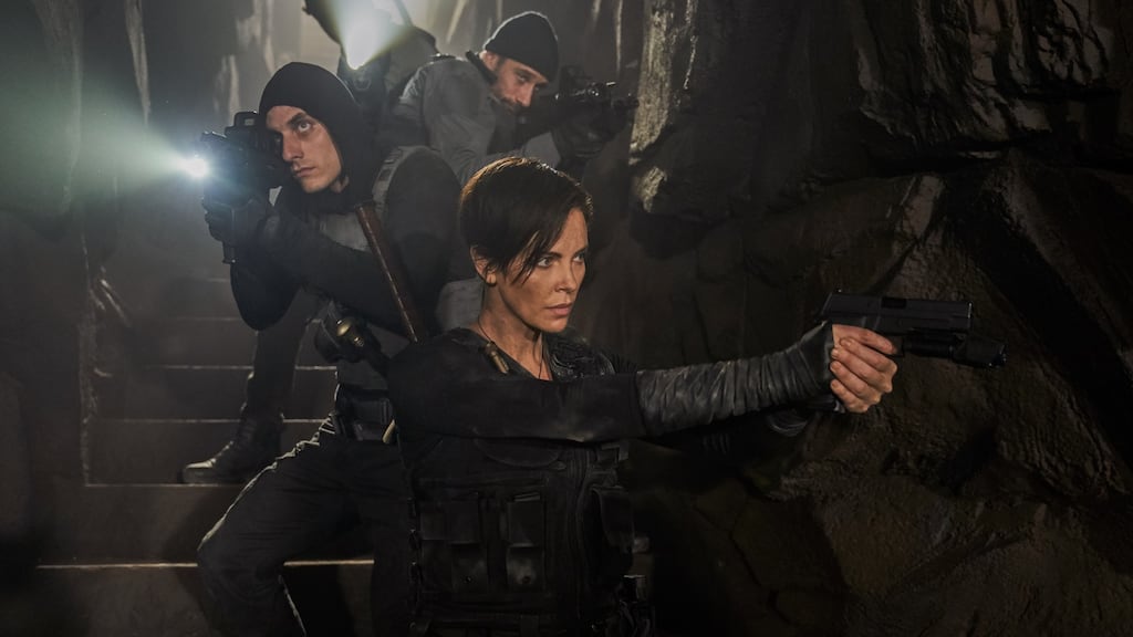 Matthias Schoenaerts, Charlize Theron and Luca Marinelli