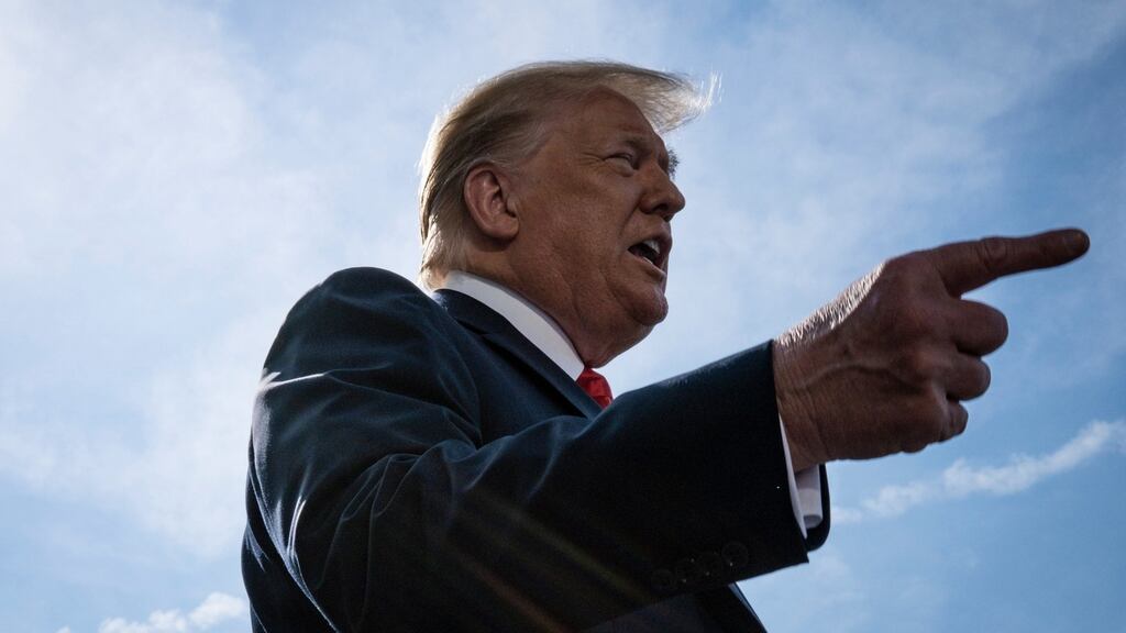 The community or ‘subreddit’, called ‘The_Donald’, has more than 790,000   contributors who are supportive of President Trump. Photograph: Pete Marovich/The New York Times)