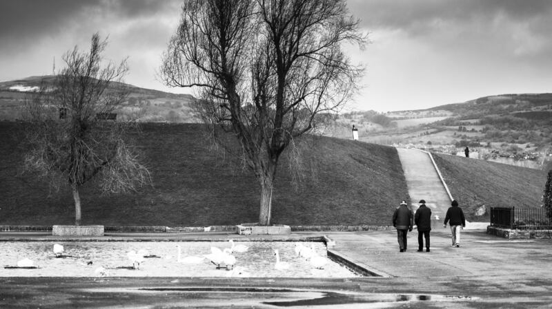 A Belfast scene. Photograph: Malachi O’Doherty