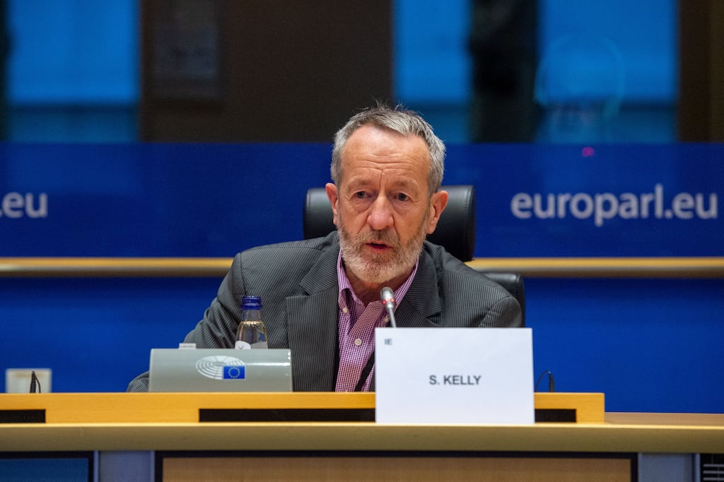 Seán Kelly MEP says he 'nearly always' take a photograph of meetings and holds them in public places. Photograph: PA