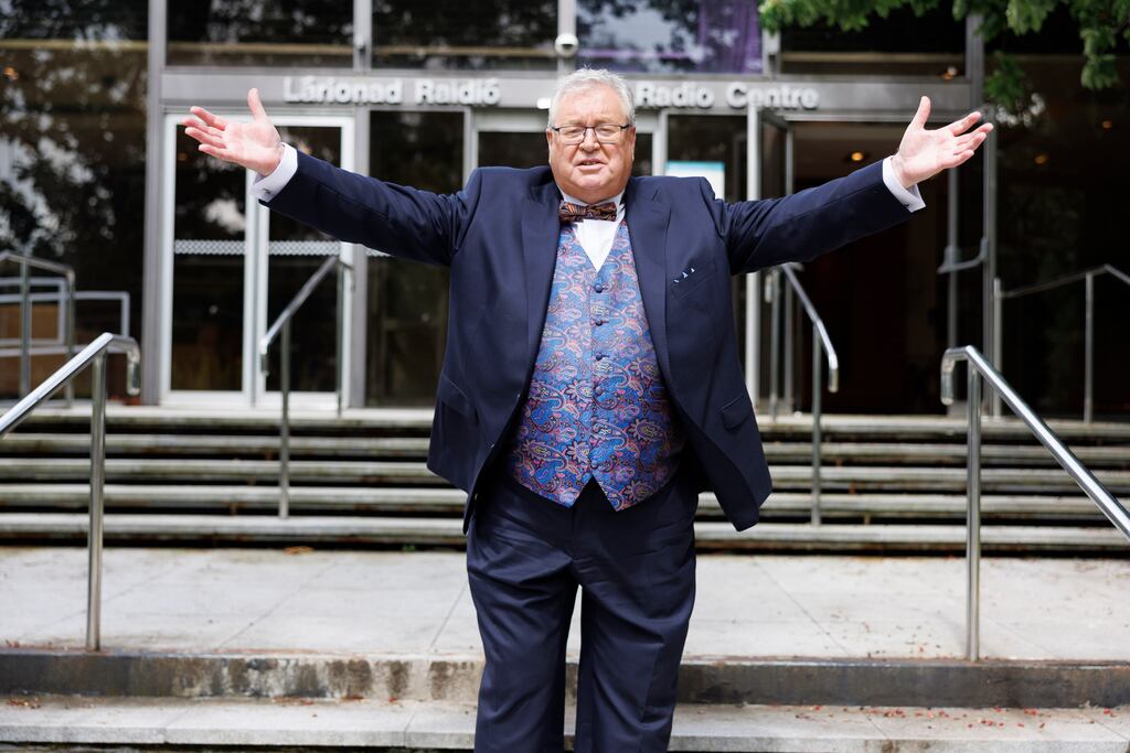 Joe Duffy leaving  RTÉ radio centre after presenting his final Liveline show last month. Photograph: Andres Poveda/PA Wire