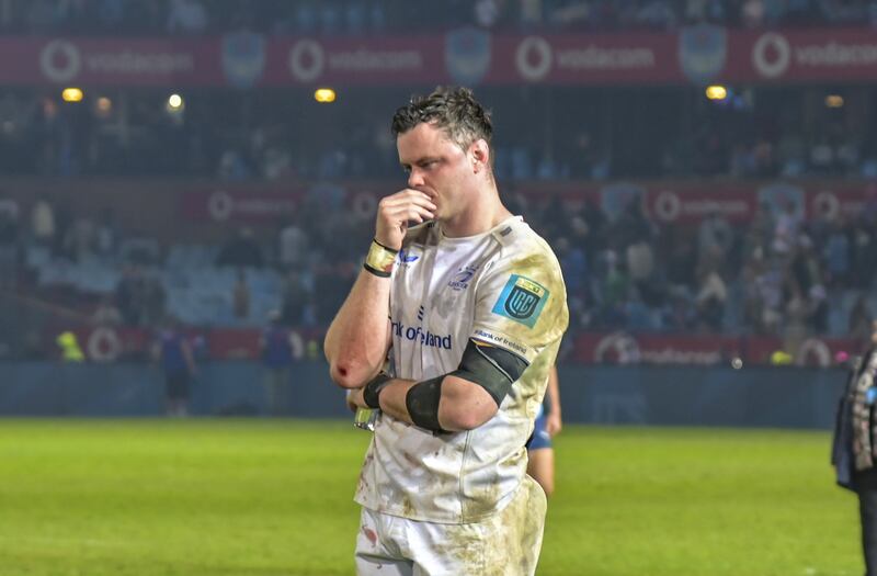 James Ryan of Leinster dejected after the match in 2024. Photograph: Christiaan Kotze/Steve Haag Sports/Inpho