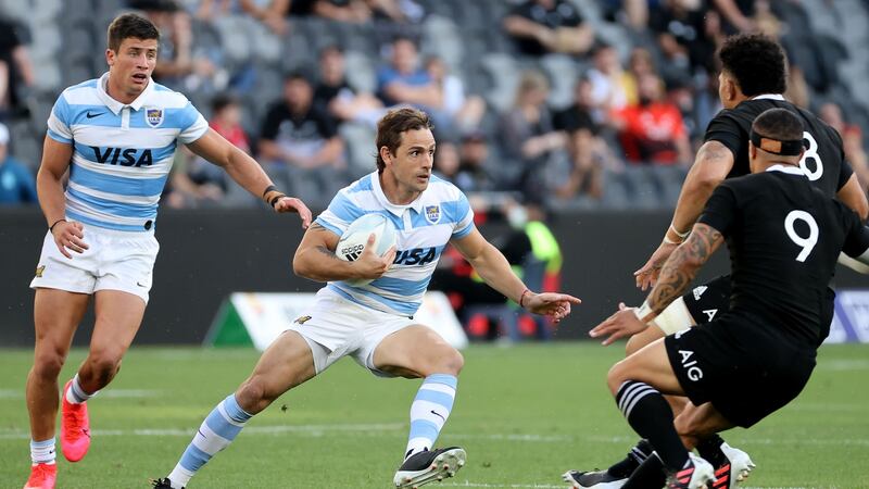 Nicolás Sánchez scored all of Argentina’s points as they stunned the All Blacks in Sydney. Photograph: David Gray/Getty/AFP