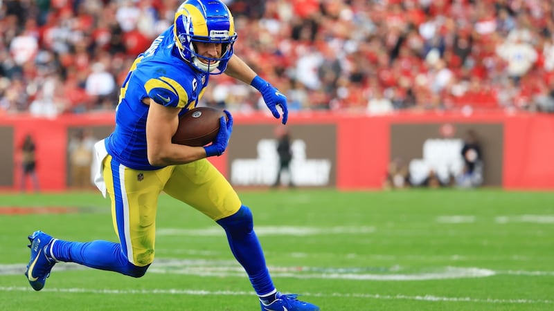 Cooper Kupp is the LA Rams number one receiving option. Photograph: Mike Ehrmann/Getty