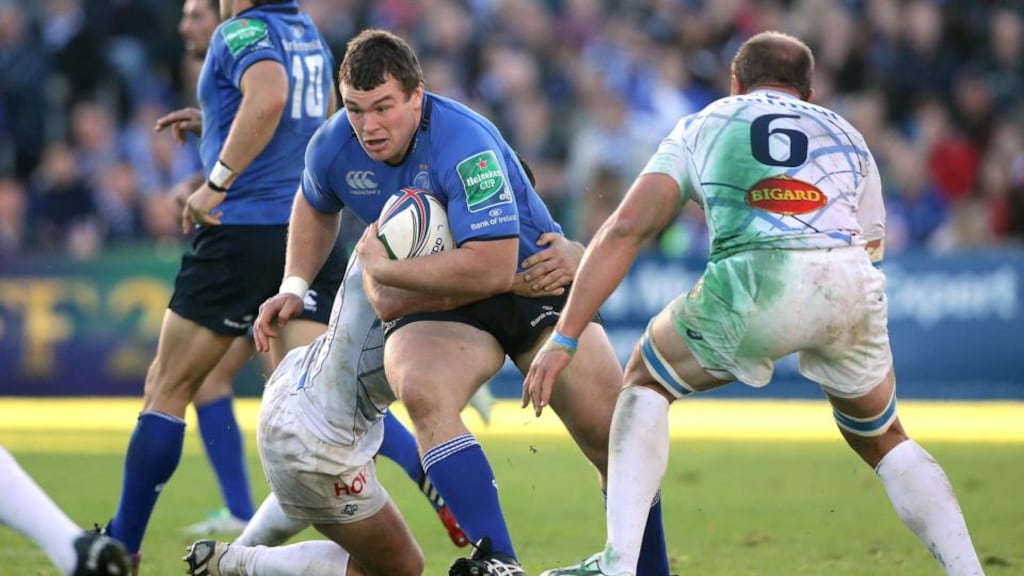 Leinster’s Jack McGrath has seen his early-season form rewarded by a call-up to the Ireland squad for the Autumn Internationals. Photograph; Morgan Treacy/Inpho