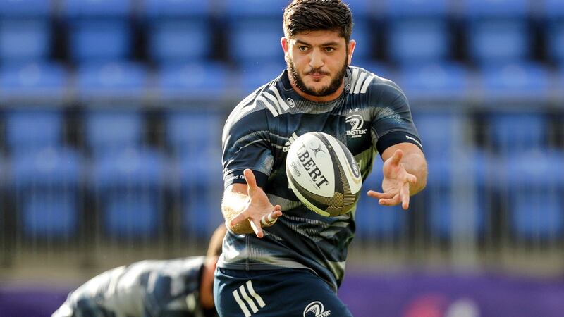 Vakh Abdaladze’s recovery from a back problem as been “incredibly slow” says Leo Cullen. Photograph: Laszlo Geczo/Inpho