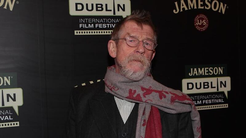 John Hurt at the Savoy cinema at the opening night. Photograph: Brian McEvoy