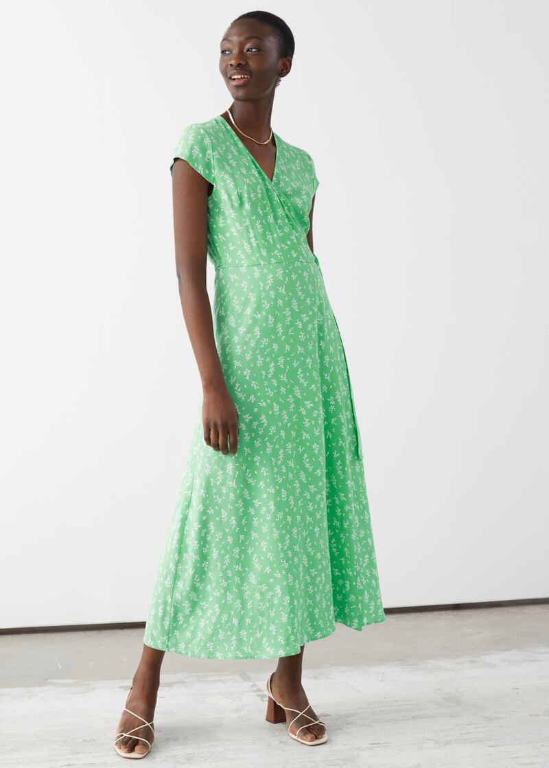 Green dress €79, stories.com.