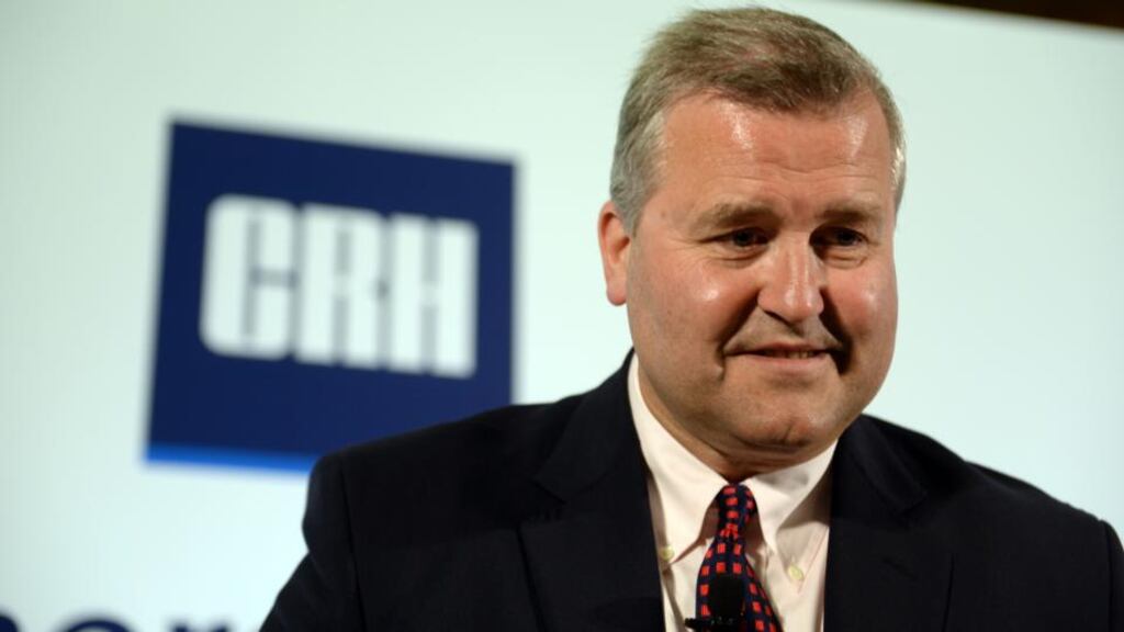 CRH chief executive Albert Manifold. Photograph: Cyril Byrne