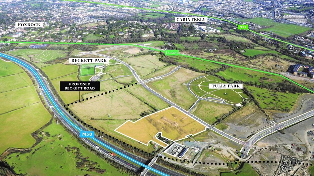 The Lehaunstown Park site is one of a number of large residential plots being sold on by investment firm Hines, which acquired 412 acres at Cherrywood for €270m in 2014