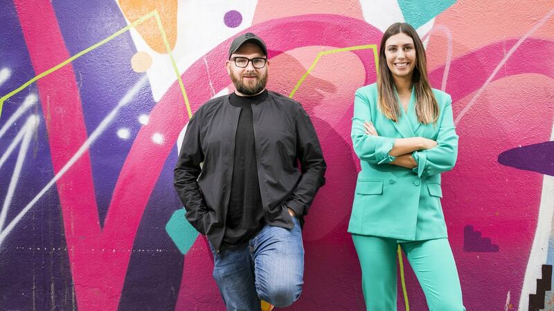 Tony Foote and Alice Carroll of Limerick-based Foxes Bow whiskey. Photograph: Chris Bellew/Fennell Photography
