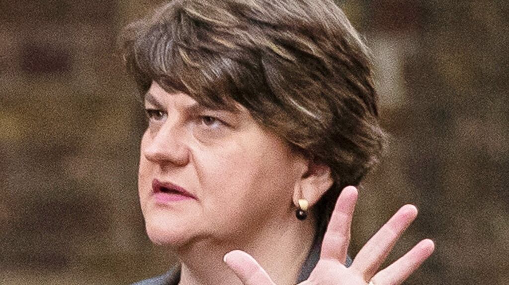The DUP remains opposed to a UK or Northern Ireland only Brexit backstop and anything that ‘traps’ Northern Ireland in the EU single market or customs union, Arlene Foster has said. Photograph: Aaron Chown/PA Wire.