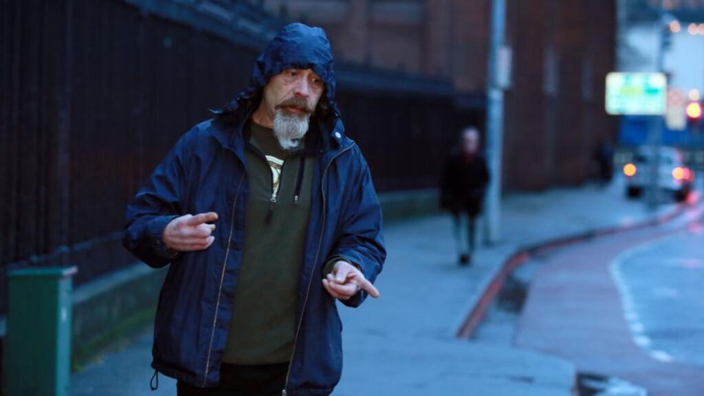 Martin Graham pictured leaving the Four Courts  after giving evidence in Ian Bailey’s High Court action for damages. Photograph: Courts Collins