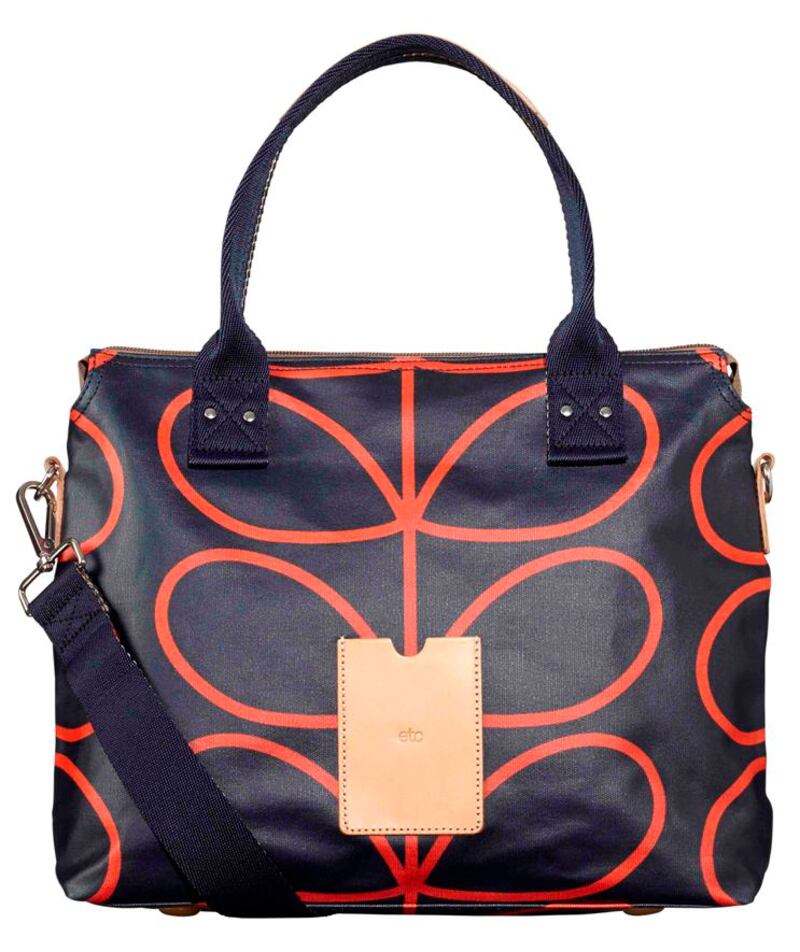Orla Kiely Messenger Bag Navy, €139, Kilkenny Store